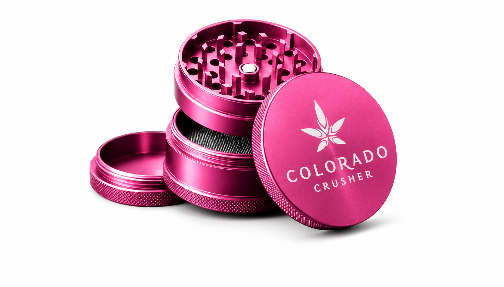 Colorado Crushers Leaf Design 4 Piece Grinders