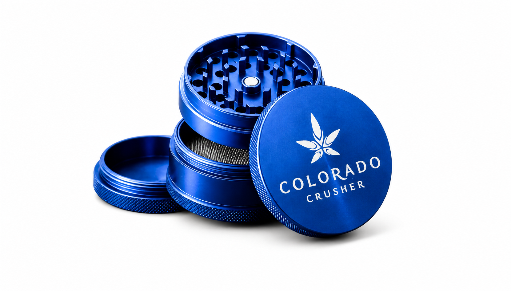 Colorado Crushers Leaf Design 4 Piece Grinders